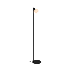 Lampa podłogowa STEM R5021009A-1F oprawa w kolorze czerni i bieli ZUMA LINE