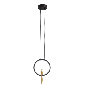 Lampa wisząca AMICI ST-D7774 black oprawa w kolorze czerni i złota Step Into Design