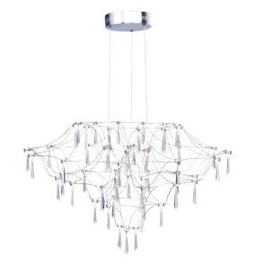 Lampa wisząca CRYSTAL NET 7783-54P oprawa w kolorze chromu Step Into Design