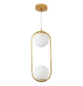 Lampa wisząca COSTA DUO DP0002-2 gold oprawa w kolorze złotym Step Into Design