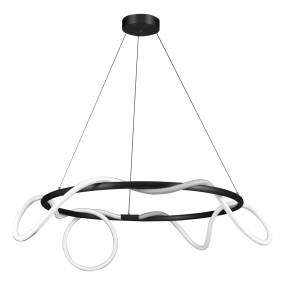 Lampa wisząca FANTASIA ROUND 60 ST-9282R/D60 black oprawa w kolorze czarnym Step Into Design