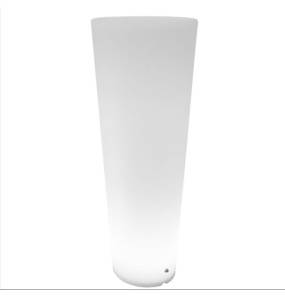 Lampa ogrodowa donica FLOWER POT XL ES-FL024 oprawa w kolorze białym + pilot Step Into Design