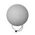 Lampa ogrodowa kula BALL M ES-B040 oprawa w kolorze białym Step Into Design
