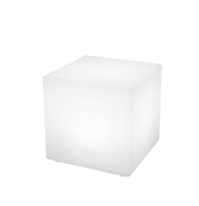 Lampa ogrodowa kostka CUBIC LED M ES-C3535 oprawa w kolorze białym + pilot Step Into Design