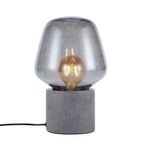 Lampa stołowa CHRISTINA 48905050 betonowa oprawa z dymionym kloszem NORDLUX