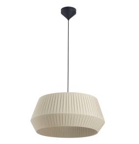 Lampa wisząca DICTE 53 2112373009 oprawa w kolorze czarnym z beżowym abażurem NORDLUX