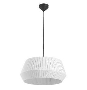 Lampa wisząca DICTE 53 2112373001 oprawa w kolorze czarnym z białym abażurem NORDLUX