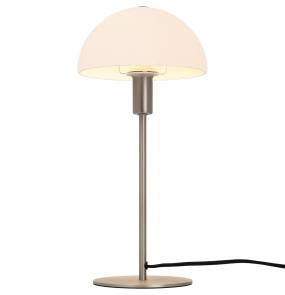 Lampa stołowa ELLEN  2112305032 oprawa w kolorze szczotkowanej stali z białym kloszem NORDLUX