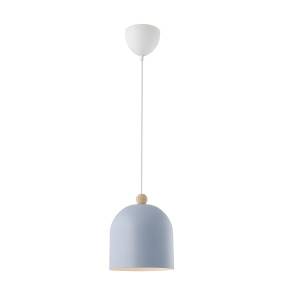 Lampa wisząca GASTON 2412653006 oprawa w kolorze niebieskim z elementami drewna NORDLUX