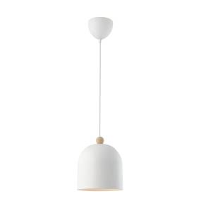 Lampa wisząca GASTON 2412653001 oprawa w kolorze białym z elementami drewna  NORDLUX