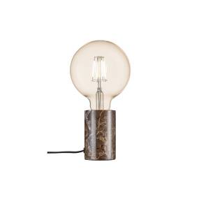 Lampa stołowa SIV 45875018 oprawa w kolorze brązowego marmuru NORDLUX