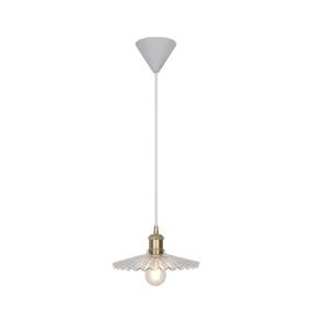 Lampa wisząca TORINA 25 2213183000 oprawa w kolorze mosiądu z beżowym abażurem NORDLUX