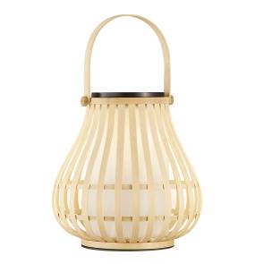 Zewnętrzna lampa stołowa LEO 2118095062 bambusowa oprawa NORDLUX