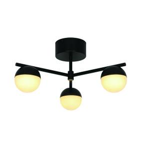 Plafon Contina 2512096003 oprawa w kolorze czarnym NORDLUX