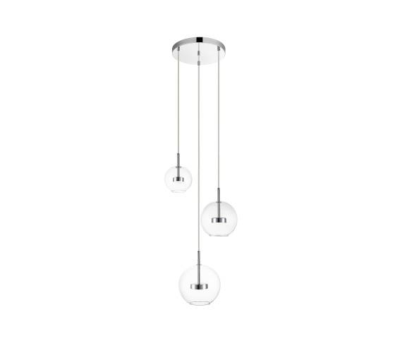 Lampa wisząca ENCELADUS P0428-03L-F4AC oprawa w kolorze chromu ZUMA LINE