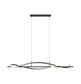 Lampa wisząca DOMENICO MD3544-1-3BT oprawa w kolorze czarnym ZUMA LINE