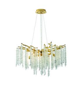 Lampa wisząca DIJON MD3720-1-EGN oprawa w kolorze złotym ZUMA LINE