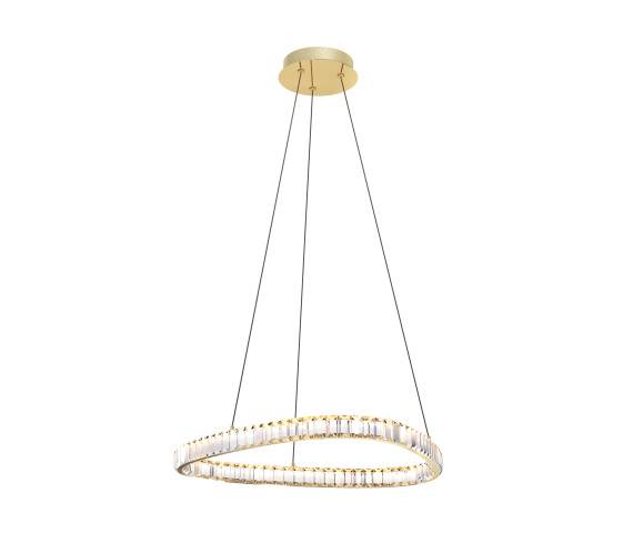 Lampa wisząca ATHESA MD3169-1-3GT oprawa w kolorze złotym ZUMA LINE