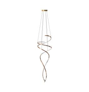 Lampa wisząca COCO MD3127-2M-3GT oprawa w kolorze złotym ZUMA LINE