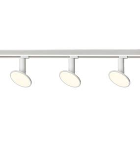 Zestaw szynoprzwód natynkowy 1F + reflektory AQUILION LP-220/1R WH SET w kolorze białym LIGHT PRESTIGE