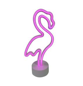 Lampa dekoracyjna neon FLAMINGO FM-NB23 oprawa w kolorze różowym ZUMA LINE