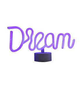 Lampa dekoracyjna neon DREAM FM-JNL33 oprawa w kolorze fioletowym ZUMA LINE