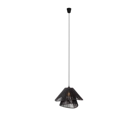 Lampa wisząca AMALFI II P0580 oprawa w kolorze czarnym MAXLIGHT