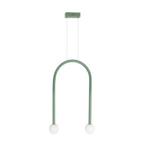 Lampa wisząca ENIGMA P0522 oprawa w kolorze zielonym MAXLIGHT