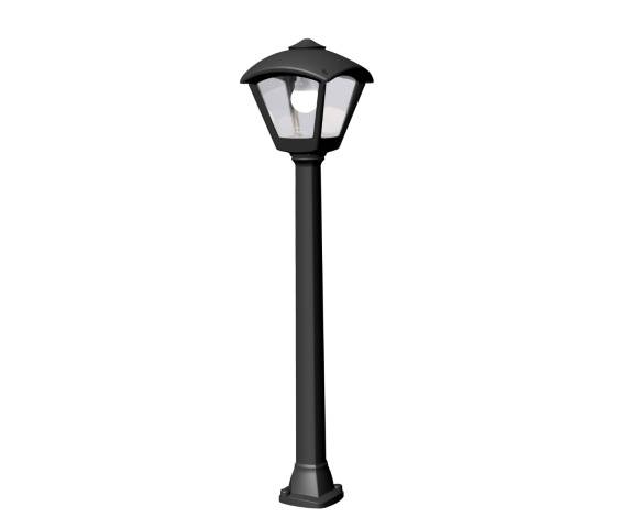Zewnętrzna lampa stojąca GIAFFA FMG-GIAFFA-DARIO-BLK oprawa w kolorze czarnym FUMAGALLI