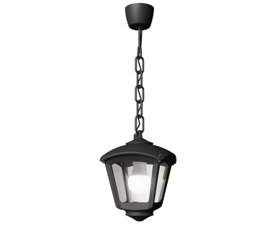 Zewnętrzna lampa wisząca SICAR FMG-SICAR-ROBY-BLK oprawa w kolorze czarnym FUMAGALLI