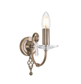Kinkiet AEGEAN AG1-AGED-BRASS oprawa w kolorze posatarzanego mosiądzu ELSTEAD LIGHTING 