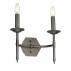 Kinkiet CROWN CROWN2 oprawa w kolorze rdzawego żelaza ELSTEAD LIGHTING 