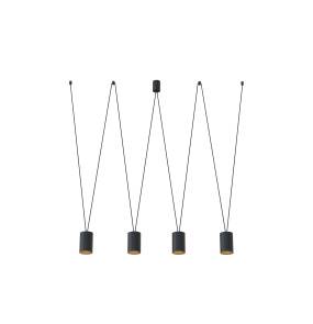 Lampa wisząca MORE TONE 7814 oprawa w kolorze czerni i złota NOWODVORSKI LIGHTING