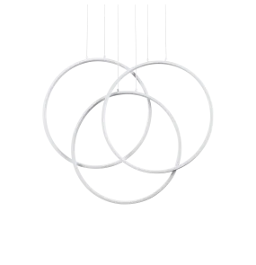 Lampa wisząca FRAME oprawa w kolorze białym lub czarnym IDEAL LUX