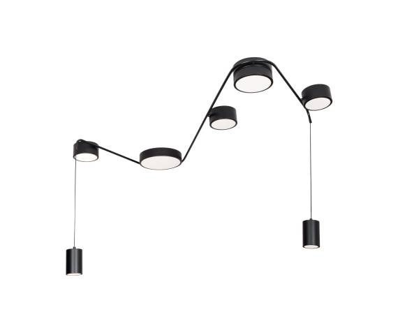 Lampa sufitowa ZUMAIA C0249 oprawa w kolorze czarnym MAXLIGHT