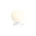 Lampa stołowa BALL TABLE 1076B_S minimalistyczna oprawa w kolorze białym ALDEX