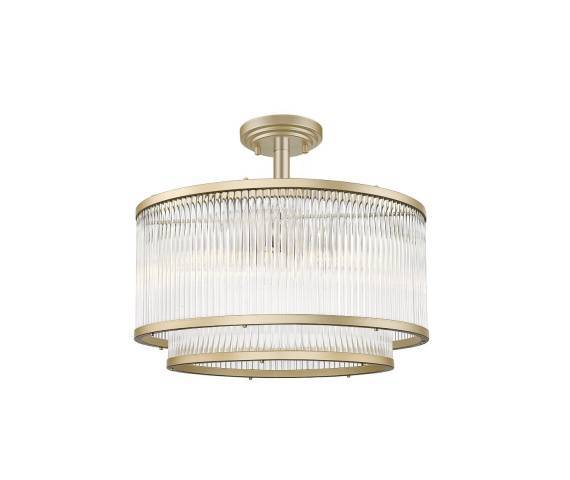 Lampa sufitowa SERGIO C0528-05H-V6AC oprawa w kolorze złotym ZUMA LINE