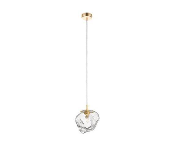 Lampa wisząca Rock P0488-01F-U8AC Zuma Line złota oprawa w stylu nowoczesnym