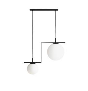 Lampa wisząca ZAC 2 BLACK MATTE 1038H1_2 oprawa w kolorze czarnym ALDEX