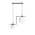 Lampa wisząca ZAC 2 BLACK MATTE 1038H1_2 oprawa w kolorze czarnym ALDEX