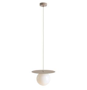 Lampa wisząca LOOP BEIGE M 1125G17_M oprawa w kolorze beżowym ALDEX