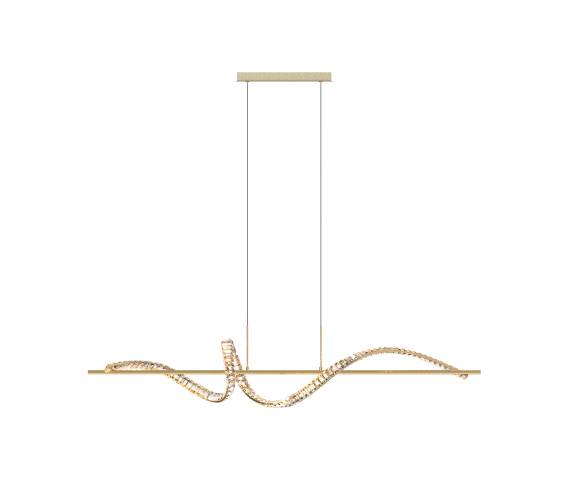 Lampa wisząca ATHESA MD3170-1-3GT oprawa w kolorze złotym ZUMA LINE