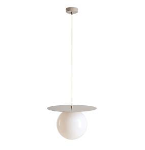 Lampa wisząca LOOP BEIGE L 1125G17_L oprawa w kolorze beżowym ALDEX