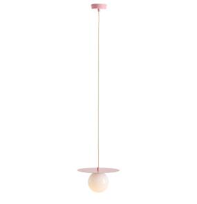 Lampa wisząca LOOP BABY PINK S 1125G18_S oprawa w kolorze różowym ALDEX
