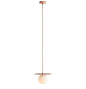 Lampa wisząca LOOP CORAL S 1125G11_S oprawa w kolorze różowym ALDEX