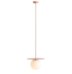 Lampa wisząca LOOP CORAL M 1125G11_M oprawa w kolorze różowym ALDEX