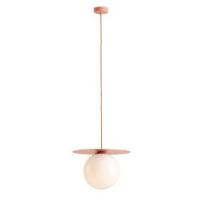 Lampa wisząca LOOP CORAL L 1125G11_L oprawa w kolorze różowym ALDEX