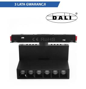 Lampa Magnetyczna DDCX-GDZD6 6W DALI CCT w kolorze czarnym DL