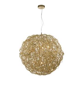 Lampa wisząca SAREA 2019-12 oprawa w kolorze złotym ZUMA LINE by Paul Neuhaus
