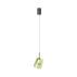 Lampa wisząca ZULA 2541-43 oprawa w kolorze czarnym z zielonym kloszem ZUMA LINE by Paul Neuhaus